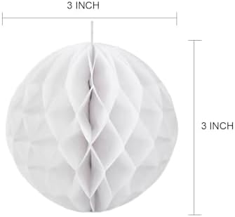 8 Piece 3 Inch Honeycomb Decorations Set