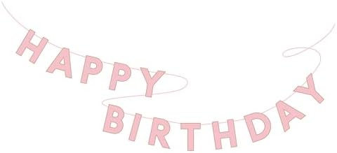 Bonjour Fte Signature Happy Birthday Banner - 10 Foot Long