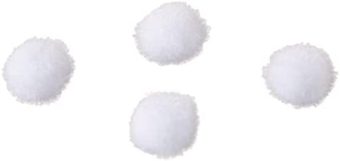 White Tissue Pom Poms 100 Per Package 25 Inch