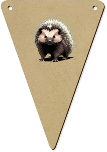 5 Pack Brazilian Porcupine Wooden Bunting Flags BN00085576