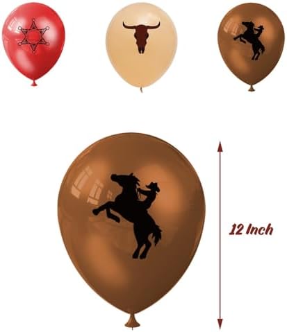 Cowboy Birthday Party Decorations 58 Pcs Kit