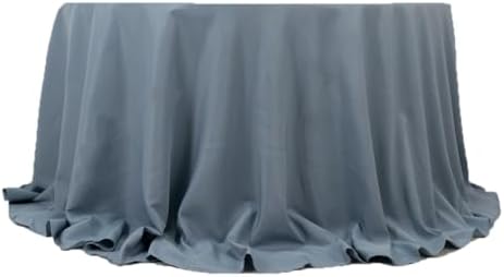 Balsa Circle 132 Inch Dusty Blue Round Tablecloth