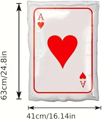 5 Piece Poker Themed Balloon Decor Set