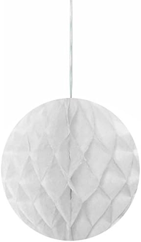 Wrapables 12 Inch Tissue Pom Poms Set of 3 White