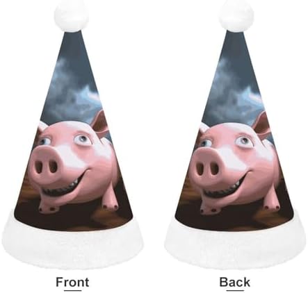Funny 3D Piggies Santa Hat Christmas Party Headwear