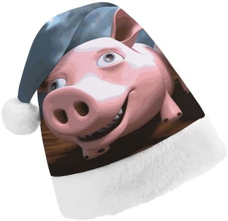 Funny 3D Piggies Santa Hat Christmas Party Headwear