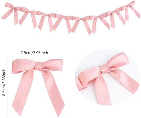YKW 2 Pack Pink Ribbon Banners 8ft Each 1
