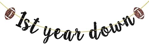 1st Year Down Banner for Baby Shower Party Decoration