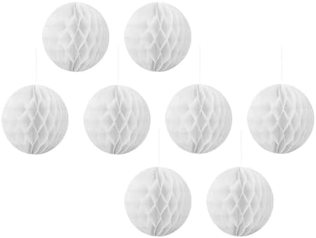 8 Piece 3 Inch Honeycomb Decorations Set