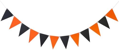 Halloween Birthday Decorations Set with Banners and Balloons
