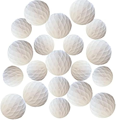 YLYs Love 20pcs Honeycomb Paper Balls Wall Decor