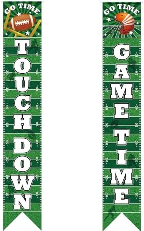 Hooqict Football Banners for Party Decorations