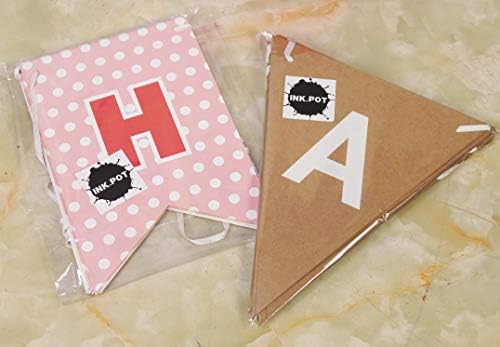 Ready to Hang Happy Birthday Bunting Garland