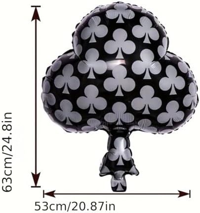 5 Piece Poker Themed Balloon Decor Set
