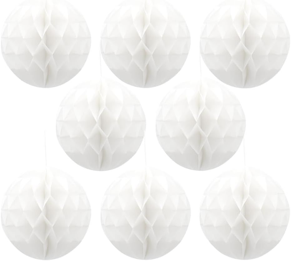 Ruidee 8 Piece Paper Honeycomb Balls Decorations