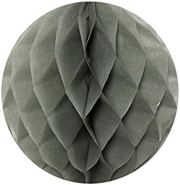 Allydrew 12 Inch Tissue Honeycomb Ball 3 Pack Gray