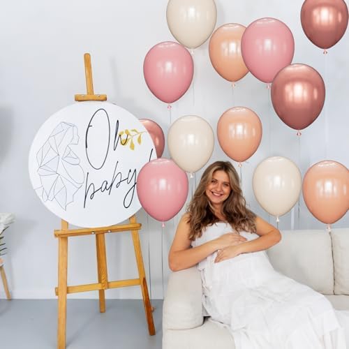 68 Pcs Retro Pink Balloons for Parties and Celebrations