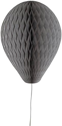 3-Pack 11 Inch Honeycomb Tissue Paper Balloon Gray