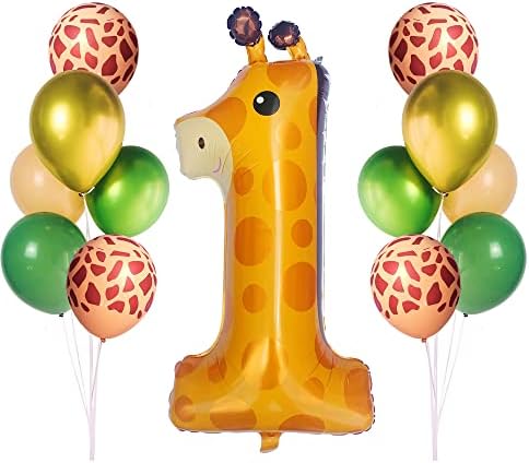 Giraffe Wild One Balloons 40 Inches Birthday Decorations