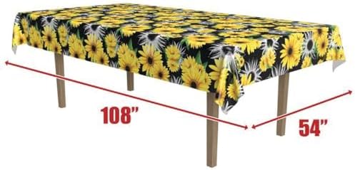 Beistle Sunflower Party Tablecover