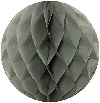 Allydrew Gray 8 Inch Tissue Honeycomb Ball 4 Pack