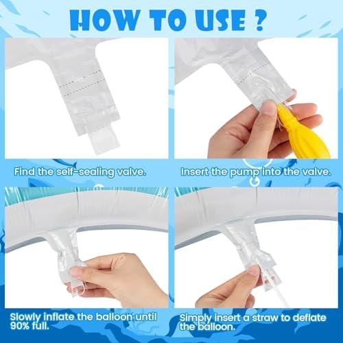 Fish Balloons Decoration 10PCS for Kids Birthday