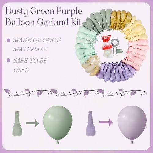 Amandir 173Pcs Balloon Arch Garland Kit