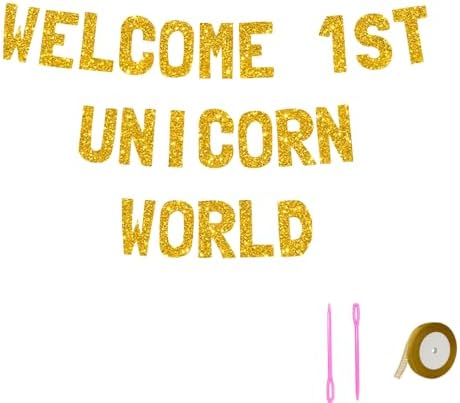 Meowoo Enchanting Unicorn Welcome Banner