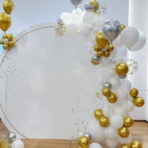 Paready 60 Pcs 12 Inch Metallic Balloons Set