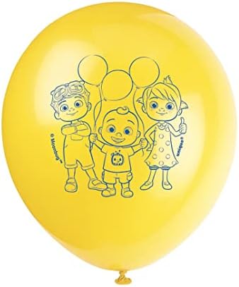 Cocomelon Latex Balloons 12 Inch Pack of 8