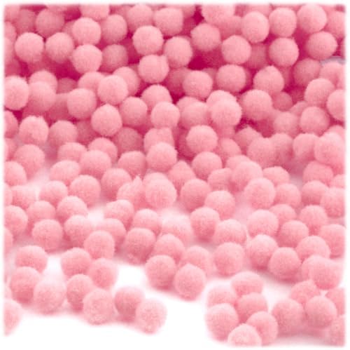 The Crafts Outlet 5000 Piece Multi Purpose Pom Poms Emerald Green 7mm Acrylic