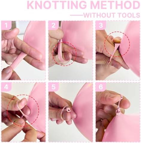 PartyWoo Light Pink Balloons 4pcs 36 Inch Decorations