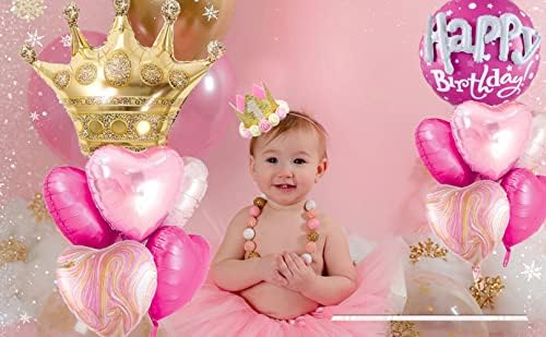 36inch Hot Pink Birthday Foil Balloons Decorations