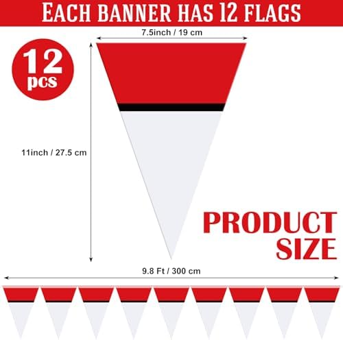 Oudain 6 Piece 59 Ft Cartoon Party Decor Pennant Banners