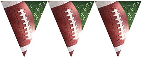Amscan 129874 Football Pennant Banner Multicolor