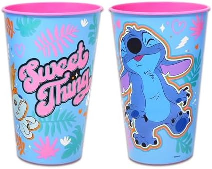 Disney Stitch Reusable Tumbler Cup Pack 6 Piece