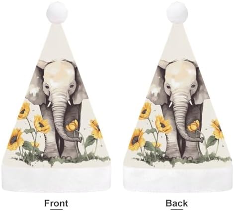Santa Hat Elephant And Sunflower Christmas Headwear