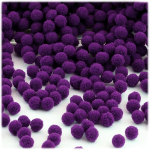 The Crafts Outlet 5000 Piece Multi Purpose Pom Poms Emerald Green 7mm Acrylic