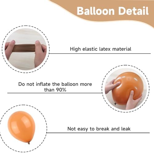 FEYG Cheetah Print Balloons 52PCS Animal Party Decor