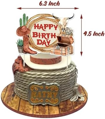 Cowboy Birthday Party Decorations 58 Pcs Kit