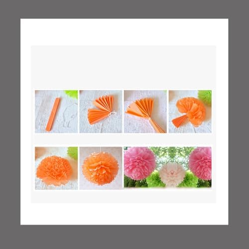 10Pcs 12Inch Tissue Paper Ball Decorations Silver