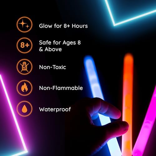 Glow Fever 50ct 4 Glow In The Dark Sticks