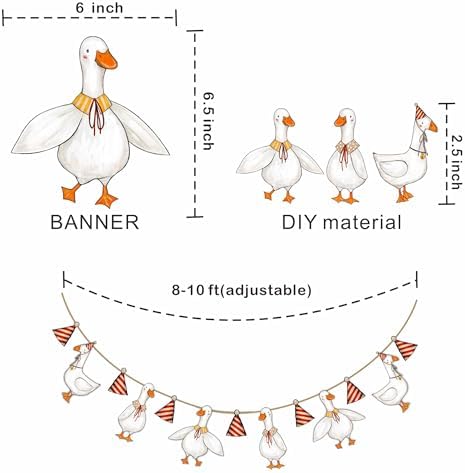 Goose Party Decorations Set of 25
