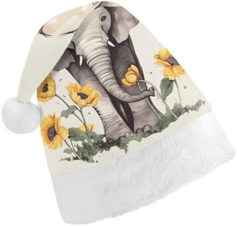 Santa Hat Elephant And Sunflower Christmas Headwear