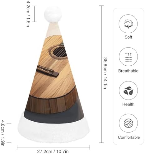 Wooden Santa Hat Guitar Christmas Headwear
