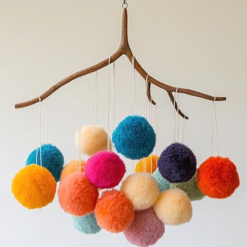 PA Essentials White Pom Pom 7mm 30pc