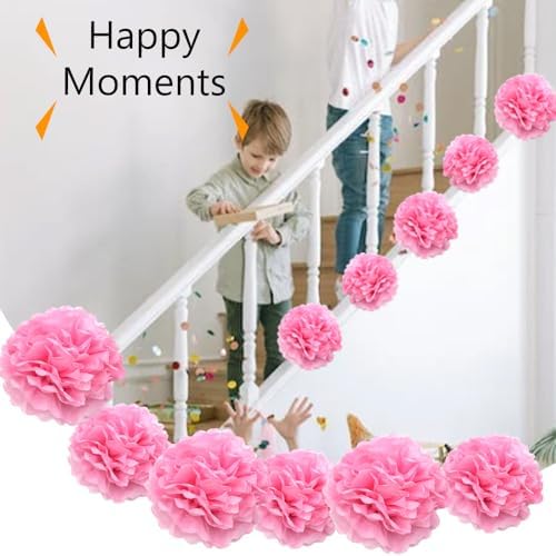 Ruidee 12 Pieces Tissue Paper Pompoms for Party Decorations