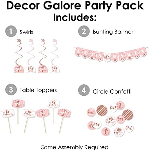 1st Birthday Decor Kit - Little Miss Onederful