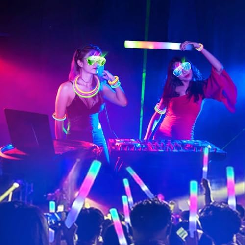 236PCS Glow in the Dark Party Supplies Set