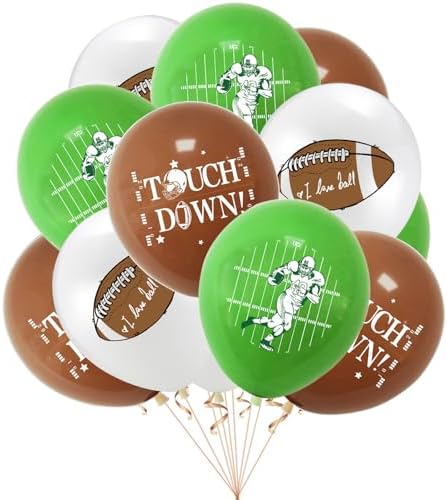 Football Themed Birthday Banner Decorations Set